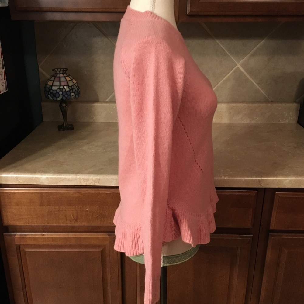 Ann Taylor pink wool and cashmere sweater - Picture 2 of 5